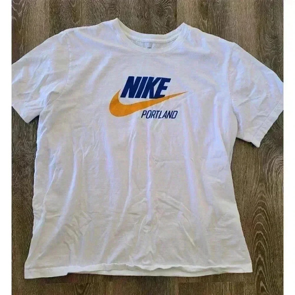 Nike Portland‎ swoosh tshirt size xxl #7 - Picture 1 of 3